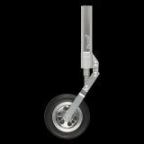 Nose strut medium with wheel